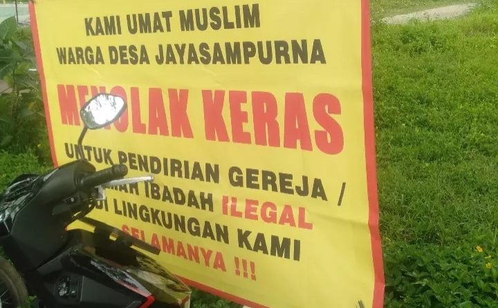 Pelarangan Ibadah Gereja HKBP Grand Cikarang Bekasi